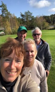 Grete, Gillian, Kevin og Gunnar