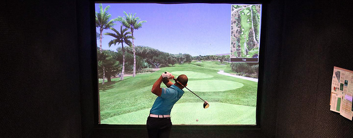 Golfsimulator på Fornebu Golf