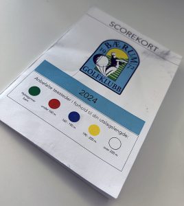 Scorecard fra Bærum Golfklubb